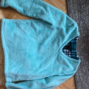 Fuzzy blue sweater